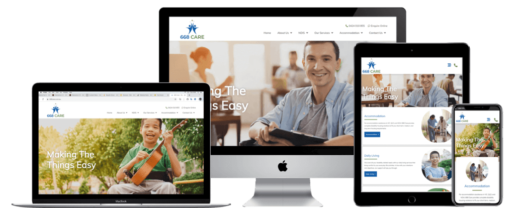 668 Care Portfolio (Website ReDesign)